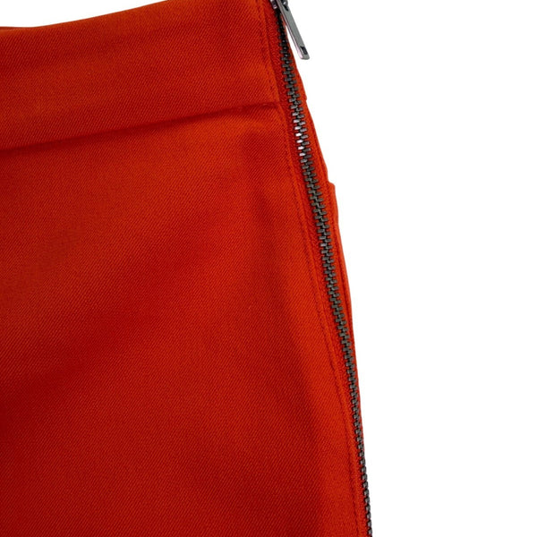 Ann Taylor Women’s Red Polyester Blend Slim Fit Side-Zip Pants Size 10