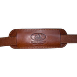 D&D Firenze Men’s Brown Leather Double Handles Shoulder Strap Travel Duffel Bag