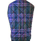 J.Crew Womens Multicolor Quilted Zip-Up Plaid Puffer Vest Size 2X