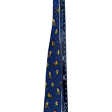Classic Pooh Mens Blue 100% Silk Necktie Winnie The Pooh Piglet Novelty Print