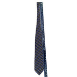 Bettini Mens Multicolor Silk Tie Patterned Made In Italy