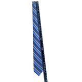 Jones New York Mens Blue Striped Silk Tie Diagonal Classic Pattern Business 58