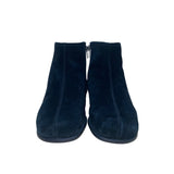 Aerosoles Women’s Black Suede Side Zipper Double Trouble Ankle Boots Size 7.5M
