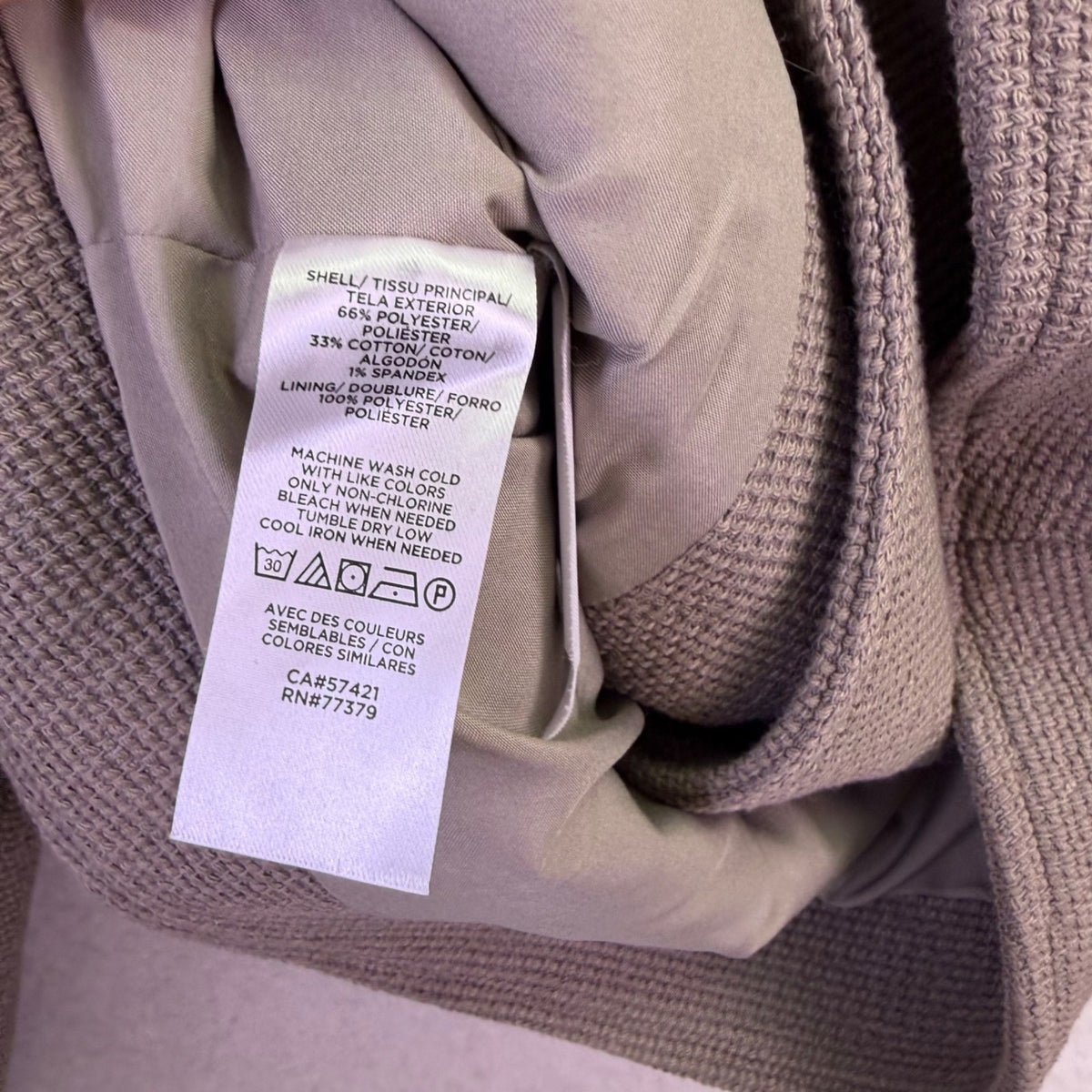 Ann Taylor Womens Gray Zip-Up Moto Jacket Lightweight Stylish Size XS 