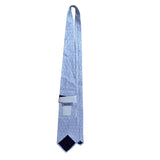 Arrow Mens Silver & Blue 100% Silk Geometric Pattern Neck Tie Versatile Design