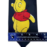 Disney Men’s Black Polyester Winnie The Pooh Necktie Starry Night Prin
