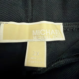 Michael Kors Womens Black Pants Stylish Slim Fit Stretch Size 2X