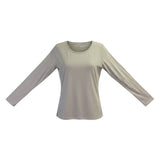 The Limited Womens Beige Perfect Tee Long Sleeve Casual Top Essential Sz XL
