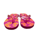 Noteworthy Girls Pink Foam Rubber Duck Theme Spa Retreat Flip Flops Size S 5/6