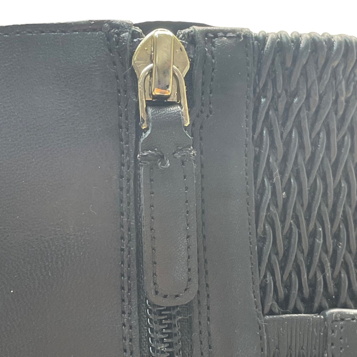 Cole Haan Women’s Black Strap Buckle Accents Knee High Riding Boots Size 8.5