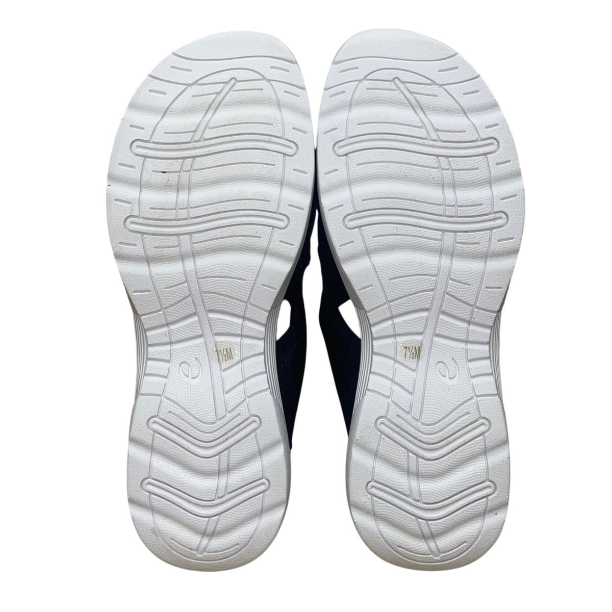 Easy Spirit Women’s Black & White Slip-On Comfort Setinez 2 Sandals Size 7.5M