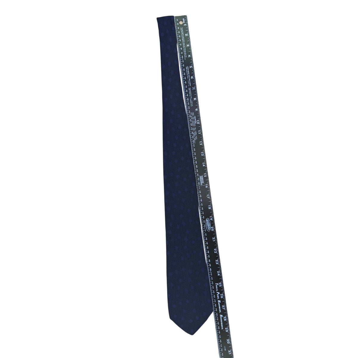 Robert Talbott Mens Navy Silk Polka Dot Necktie Classic Design 59"/3.25" Long Ti