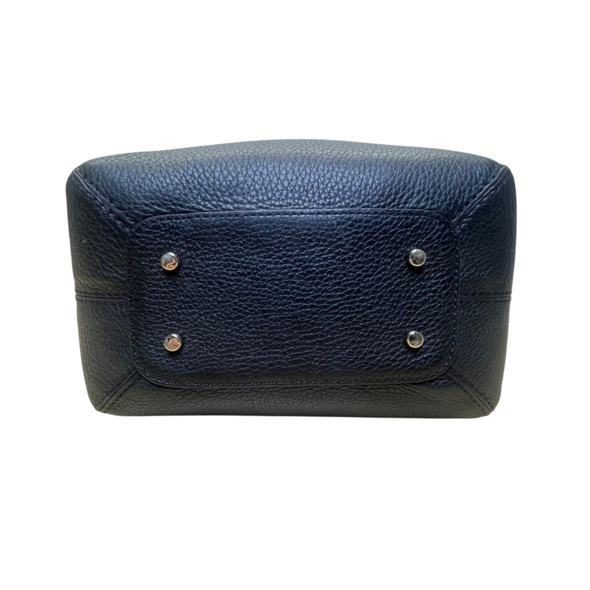 Kate Spade Women’s Brown & Black Leather Snap Closure Bucket Bag