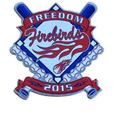 Freedom Firebirds 2015 Baseball Team Lapel Pin Collectible