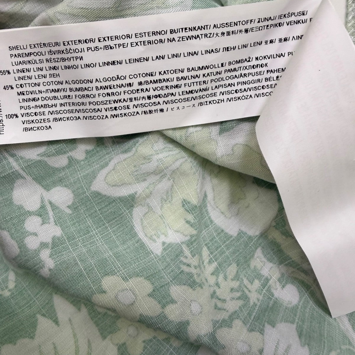 Minkpink Womens Green Floral Maxi Dress With Ruffle Sleeves & Buttons Size L