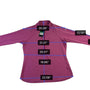 Nike Womens Pink Dri-Fit 3/4 Sleeve Zip Pullover Workout Shirt Sz  XL