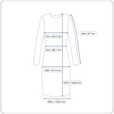Vintage Womens Blue Embellished Sheer Long-Sleeve Gown With Beaded Overlay