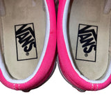Vans Unisex Kids Pink Canvas Lace-Up  Low Top Sneakers Size W6.5/M5