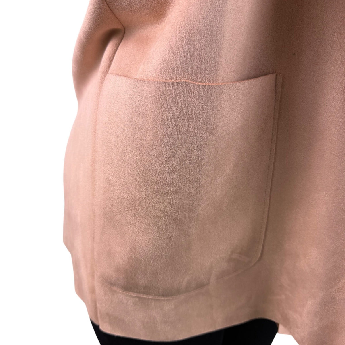 Charter Club Womens Pink Open-Front Blazer Large Lightweight Pockets