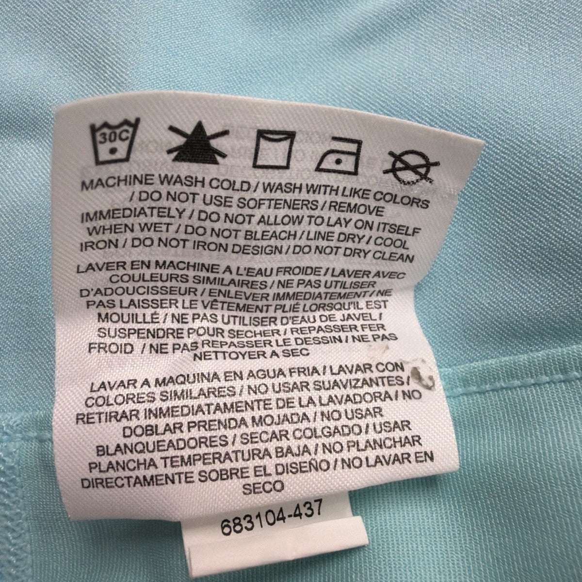 Nike Womens Light Blue Dri-Fit Athletic Performance Skort Size L