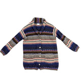 United Colors Of Benetton Womens Multicolor Wool Button-Up Cardigan Sweater Sz M