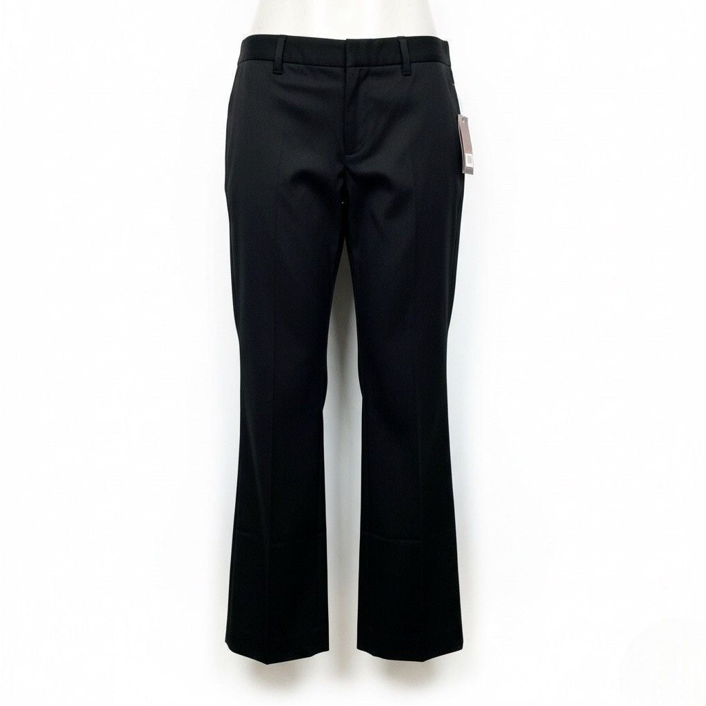 Rafaella Womens Black Curvy Fit Straight Leg Dress Pants Stretch Sz 16W