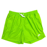 Nike Mens Neon Green Swim Shorts With Mesh Lining Mid-Thigh Length Sz XL
