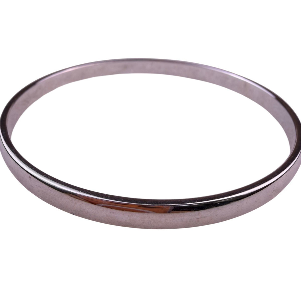 Monet Womens Silver Tone Metal Bangle Bracelet Classic Design