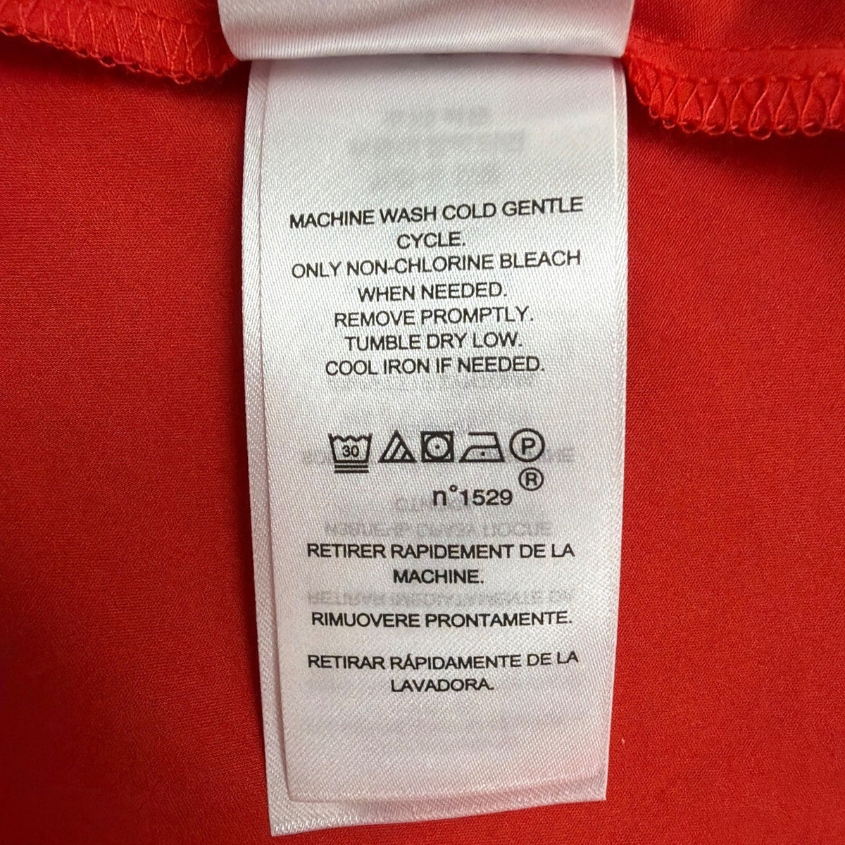 Lauren Ralph Lauren Womens Red Button-Up Puff Sleeve Midi Dress Sz 12 - New