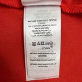 Lauren Ralph Lauren Womens Red Button-Up Puff Sleeve Midi Dress Sz 12 - New