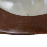 Vintage Raleigh Haberdasher Washington Men's Black Bowler Hat Sz 7 1/8