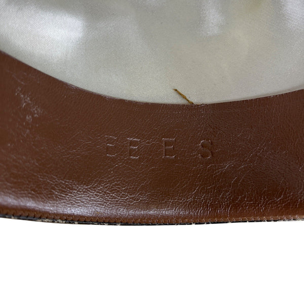 Vintage Raleigh Haberdasher Washington Men's Black Bowler Hat Sz 7 1/8