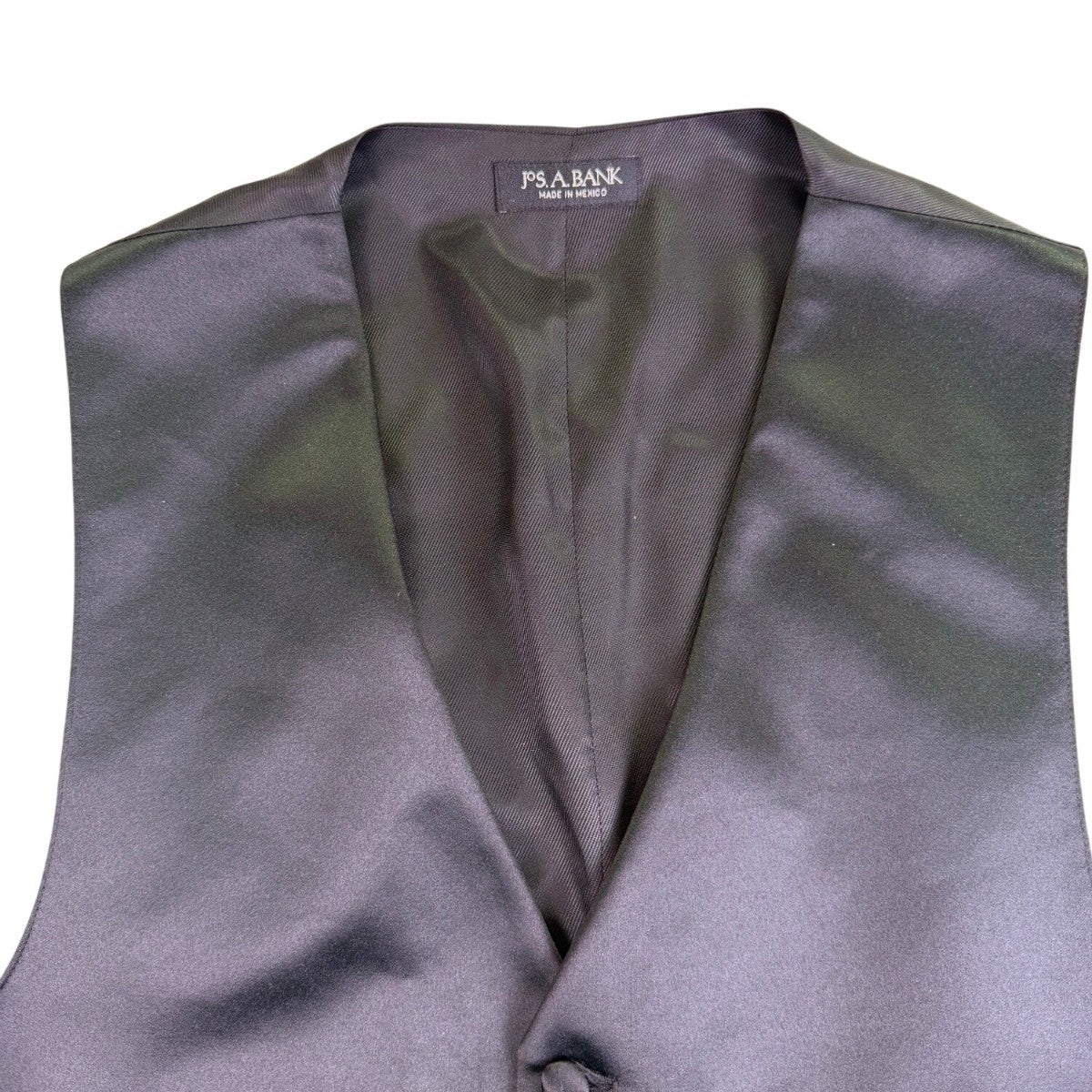 Jos. A. Bank Mens Black Wool Tuxedo Notch Suit Set Jacket Sz 48RG Pants 39x27