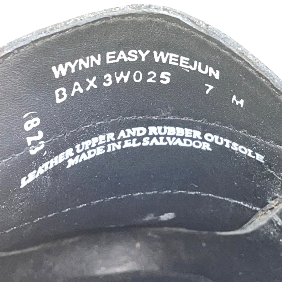 G.H. Bass Men’s Black Leather Wynn Easy Weejun Slip-On Loafers Size 7M