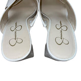 Jessica Simpson Women’s White Faux Croc Skin Platform High Heel Sandals Sz 10M