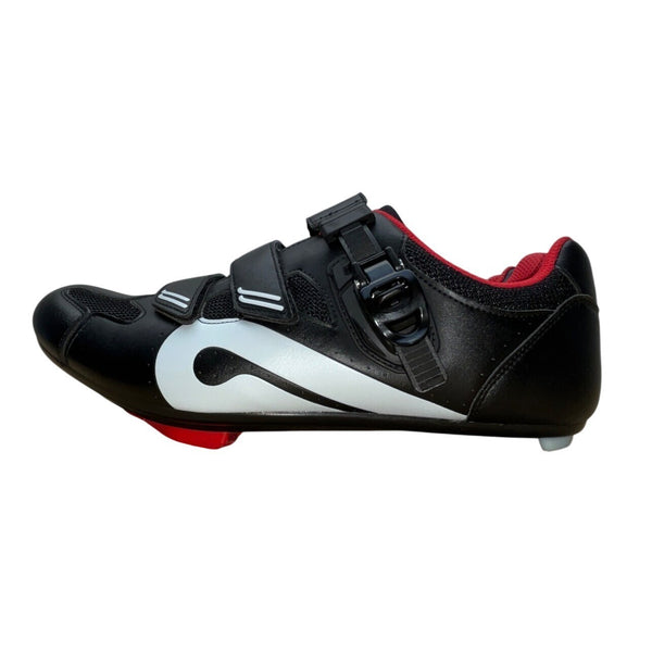Peloton Men’s Black/White Adjustable Strap Buckle Cycling Shoes Cleats Sz 13US