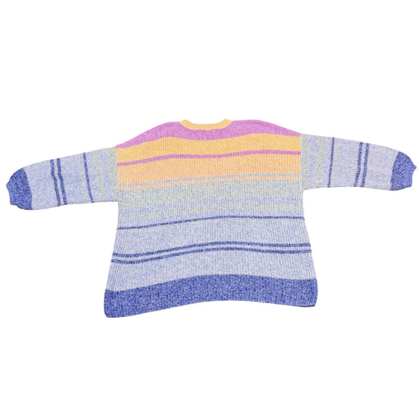 Soft Surroundings Womens Sweater Pastel Striped Knit Relaxed Size 3X