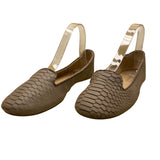 Splendid Women's Taupe Snake Print Design Leather Slip-On FLat Loafers Size 7.5M