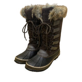 Northside Women’s Brown Suede Faux Fur Lined Insulated Winter Snow Boots Size 9