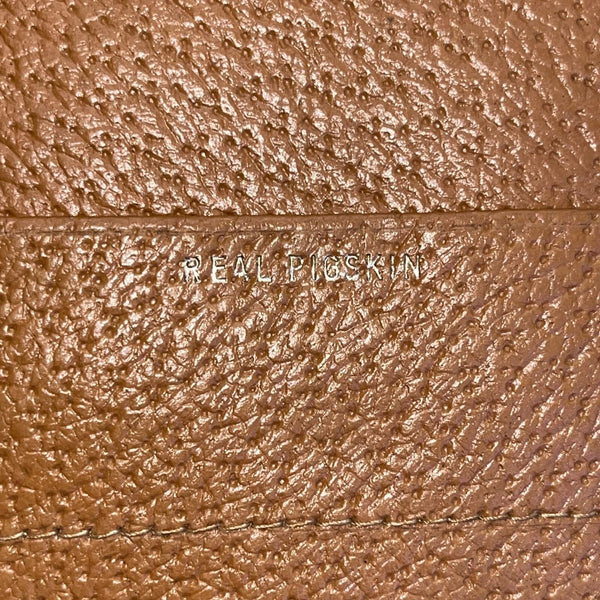 Vintage Handmade Men’s Tan Real Pigskin Card Holder Cover Wallet Size M