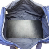 Adidas Unisex Blue Nylon Duffle Bag Logo Design Adjustable Strap One Size