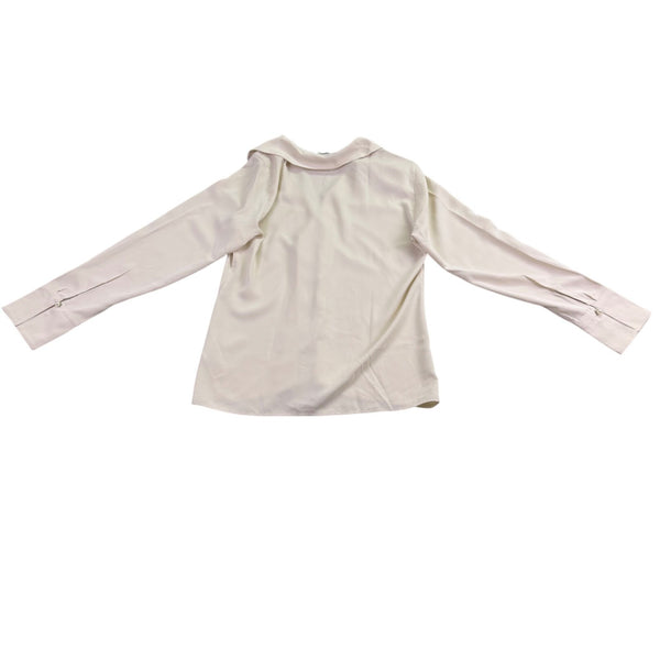 Abercrombie & Fitch Women’s Ivory Button-Up Blouse Long Sleeve  Size M 