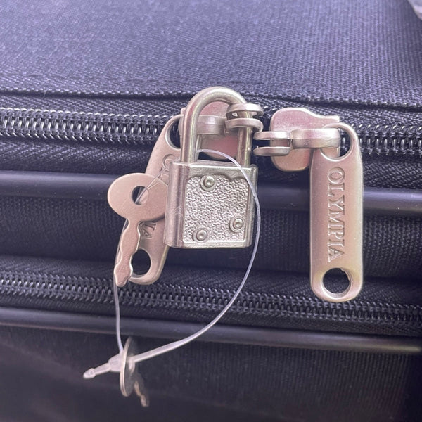 Olympia Elegance Black Free hand Hook Strap Power Handle Wheeled Travel Luggage
