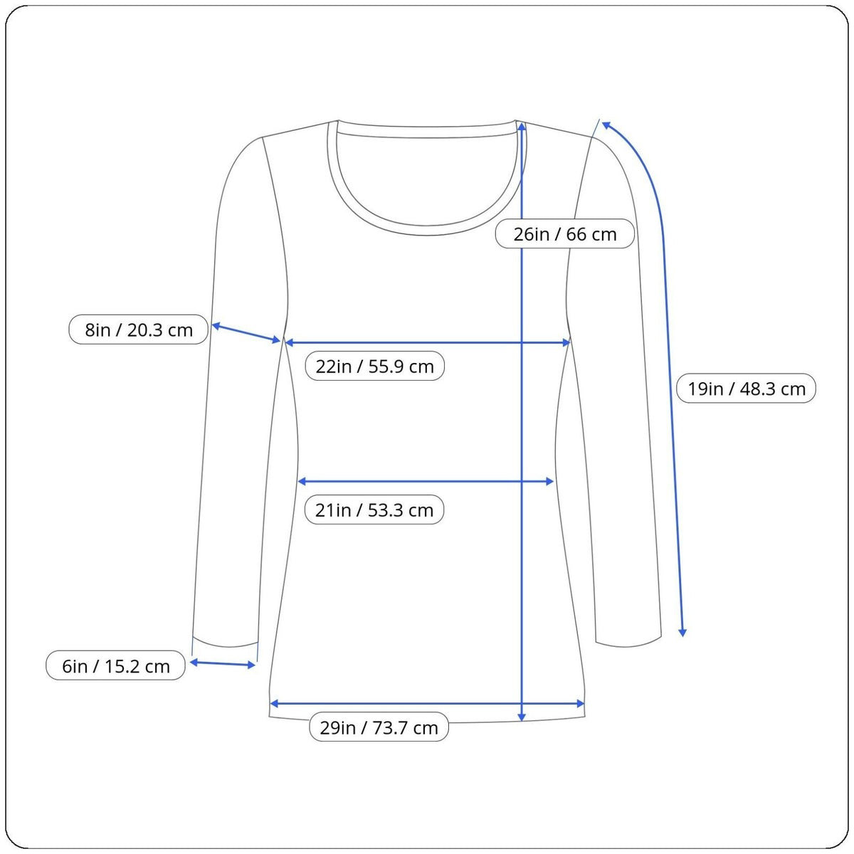 Magic It Fits Womens Blue Pleated 3/4 Sleeve Blouse