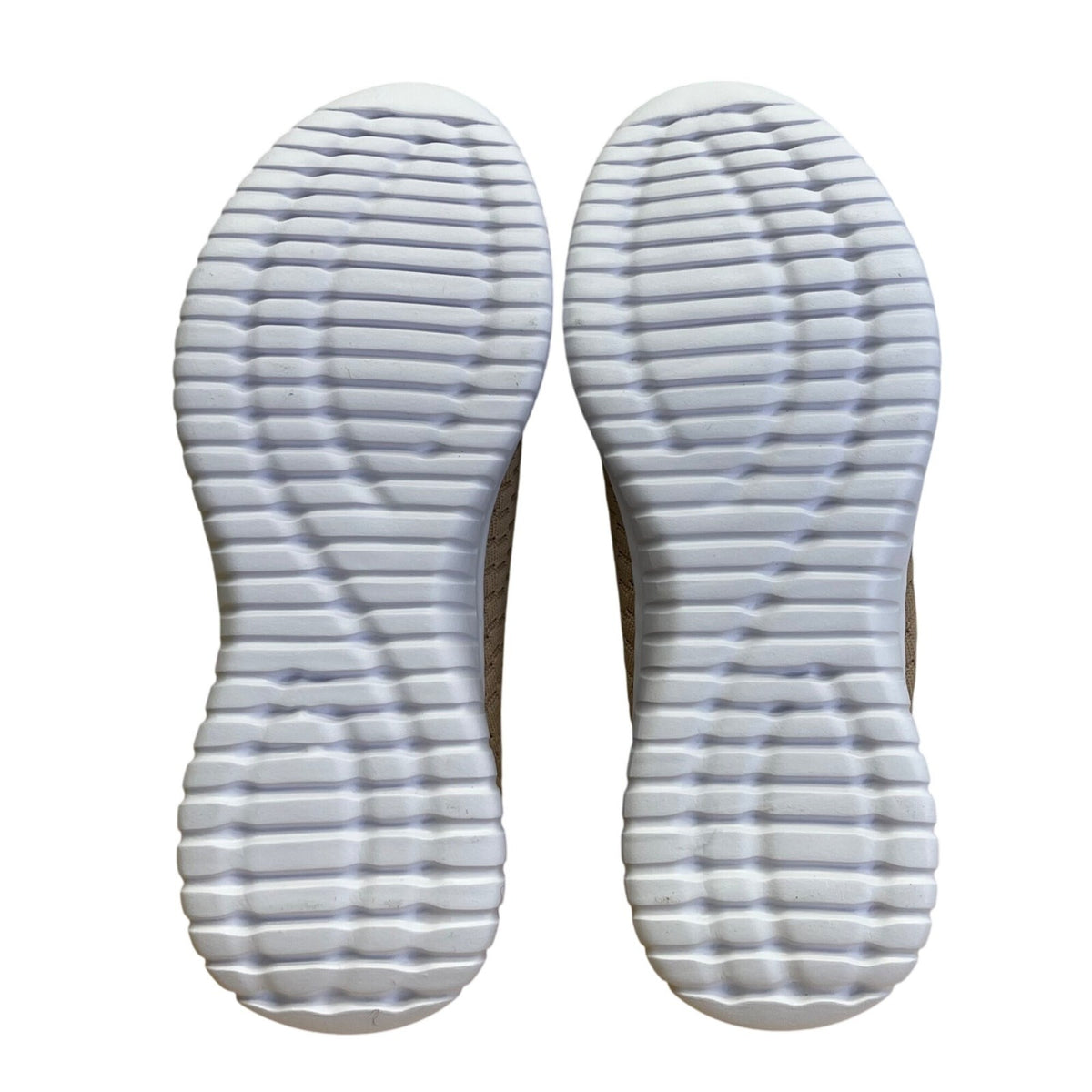 Tiosebon Women’s Beige Knit Breathable Slip-On Walking Sneakers Size US6/37EU