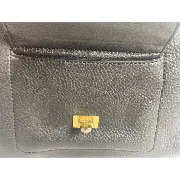 Milly Women's Black Leather Isabella Tote Bag Sz M