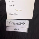 Calvin Klein Mens Gray Slim Fit Dress Pants Size 34x30