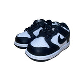 Nike Toddler Black & White Leather Lace-Up Athletic Shoes Size 4C