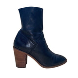 Aldo Women’s Black Leather Block Heel Fearien Ankle Boots Size 6
