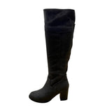 Diba Women’s Gray Suede Block Heel Pull-On Celia Knee-High Boots Size 7M